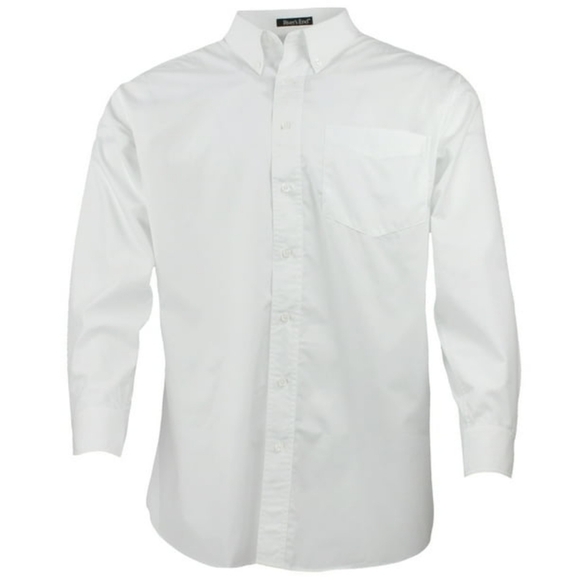 River's End Mens Solid Wrinkle Resistant Long Sleeve Button Up Shirt - Picture 1 of 2